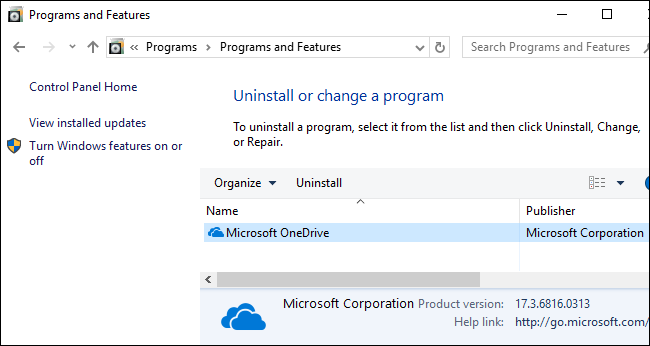 what happens if you disable microsoft onedrive