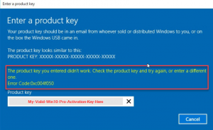 How to Fix Windows Activation Error Code 0xC004F050 - Microsoft Watch